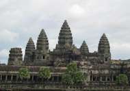 Angkor Wat - Chambre de l'empereur - Les vécés sont sur l'escalier